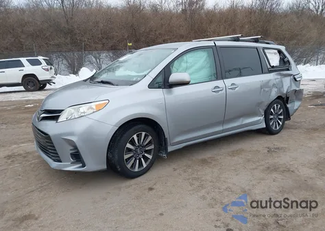 2018 Toyota Sienna Le 7 Passenger from USA, damaged, VIN 5TDJZ3DC8JS193156